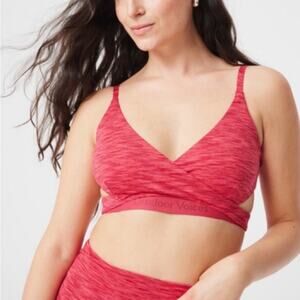 Outdoor Voices NWT Flow Low Coverage Bra  Rose Garden Size XS   Low Impact